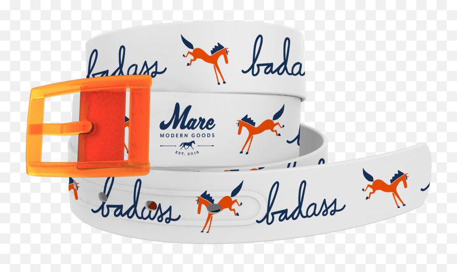 C4 Belt Badass White - Solid Png,Badass Png