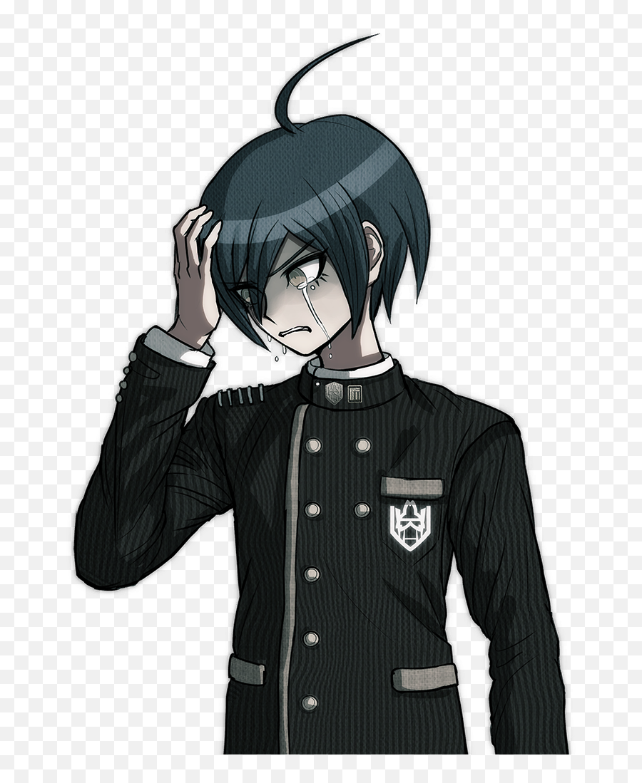 Sad Person - Shuichi Saihara Crying Sprite Png Download Danganronpa Shuichi,Sad Person Png