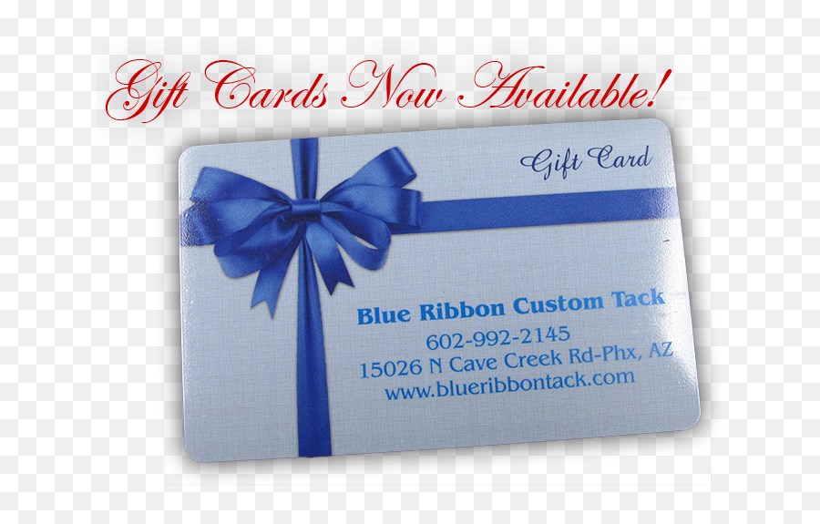Blue Ribbon Custom Tack U2013 Everything For The Horseman - Gift Certificate Png,Blue Ribbon Png