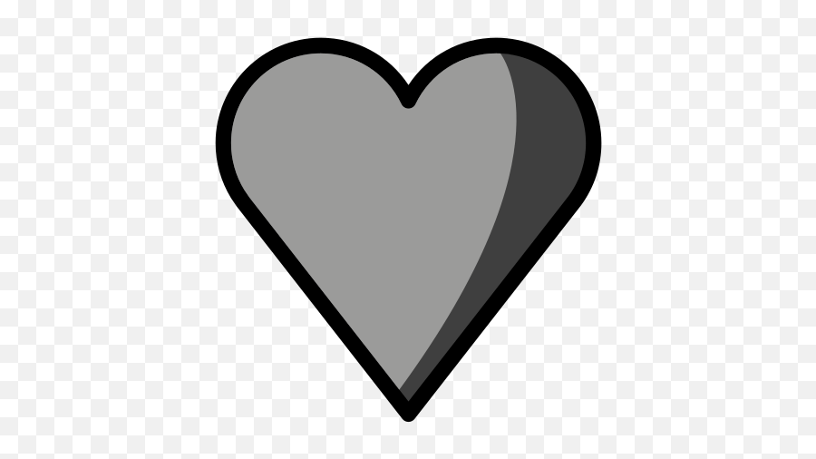 Black Heart - Girly Png,Black Heart Emoji Png
