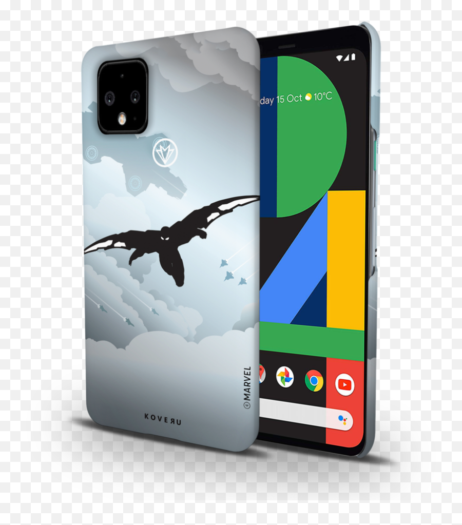 Falcon Cover Case For Google Pixel 4 U2013 Koveru - Spigen Ultra Hybrid Pixel 4 Xl Png,Falcon Marvel Png