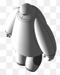 Baymax 3d Cad Model Library Grabcad - Fictional Character Png,Baymax Png