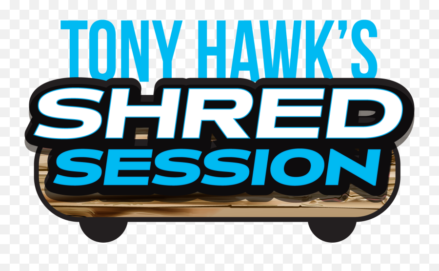 Shred. Tony Hawk Shred. To Shred. Tony Hawk logo. Session PNG.