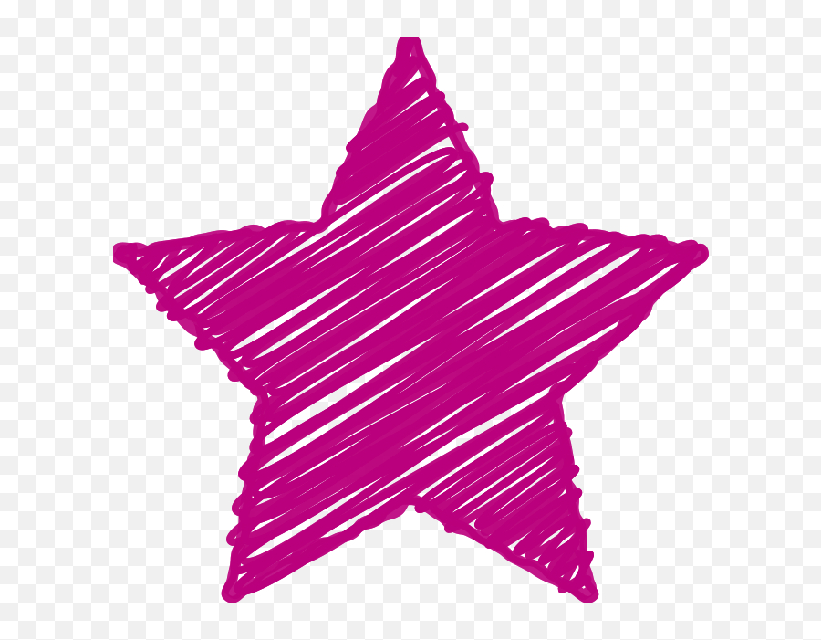 Free Star Png With Transparent Background - Estrella Png Doodle,Pink Star Png
