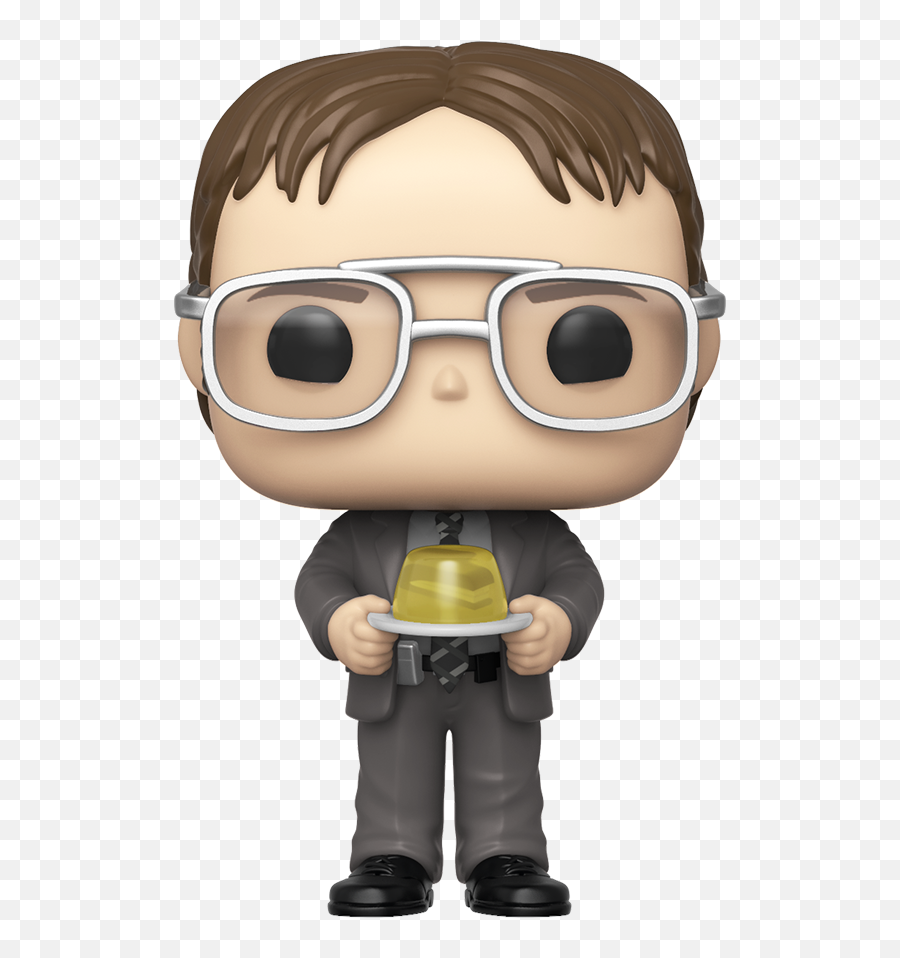 Funko Vinyl - Funko Pop The Office Dwight With Jello Stapler Png,Dwight Schrute Transparent