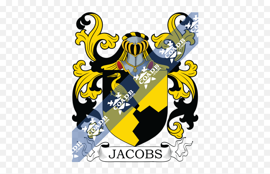 Jacobs Family Crest Coat Of Arms And - England Hunter Family Crest Png,Jacobs Engineering Logo
