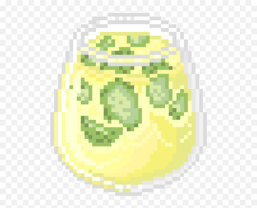 Download Pixel Food Kawaii Lemon Lemonade Mojito Green - Kawaii Pixel Png Green,Kawaii Pixel Png