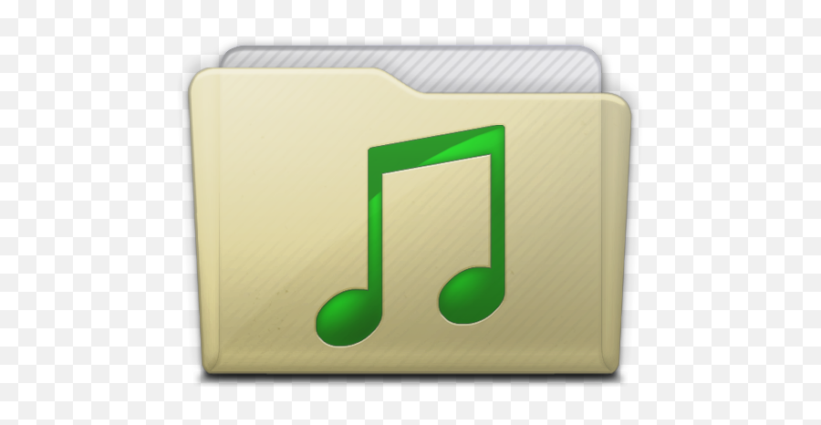 Beige Folder Music Vector Icons Free - Horizontal Png,Indesign Icon Library