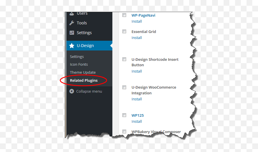 U - Design Documentation Vertical Png,Wordpress Icon List