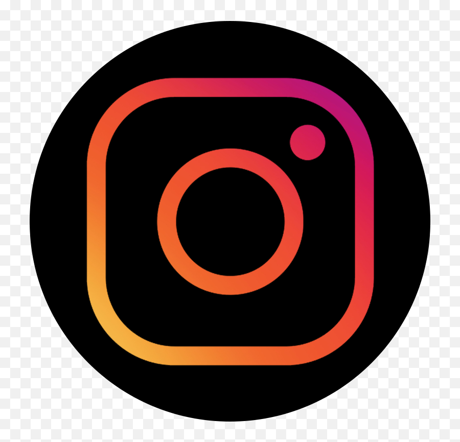 Black Circle Instagram Round Png - Dot,Instagram Icon Black Circle