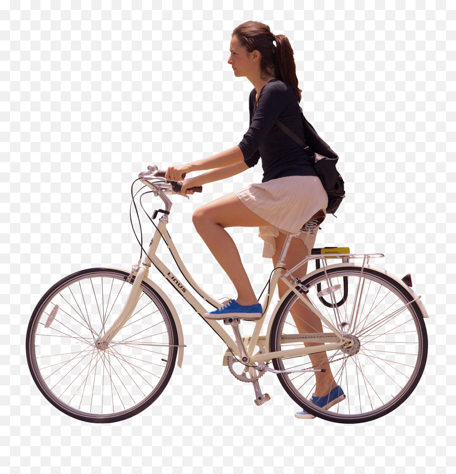 Girl Ride Bicycle Png Image - Ride A Bike Png,Bicycle Png