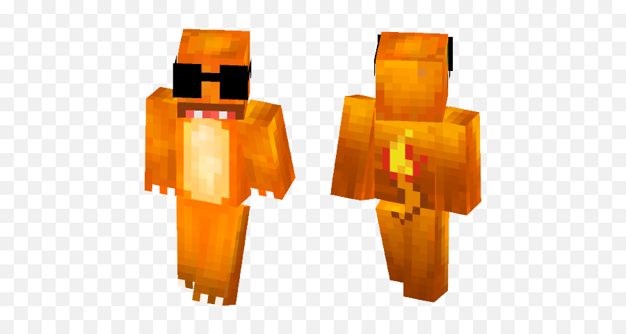 Download Secret Agent Charmander Minecraft Skin For Free - Kindred Wolf Skin Minecraft Png,Charmander Png