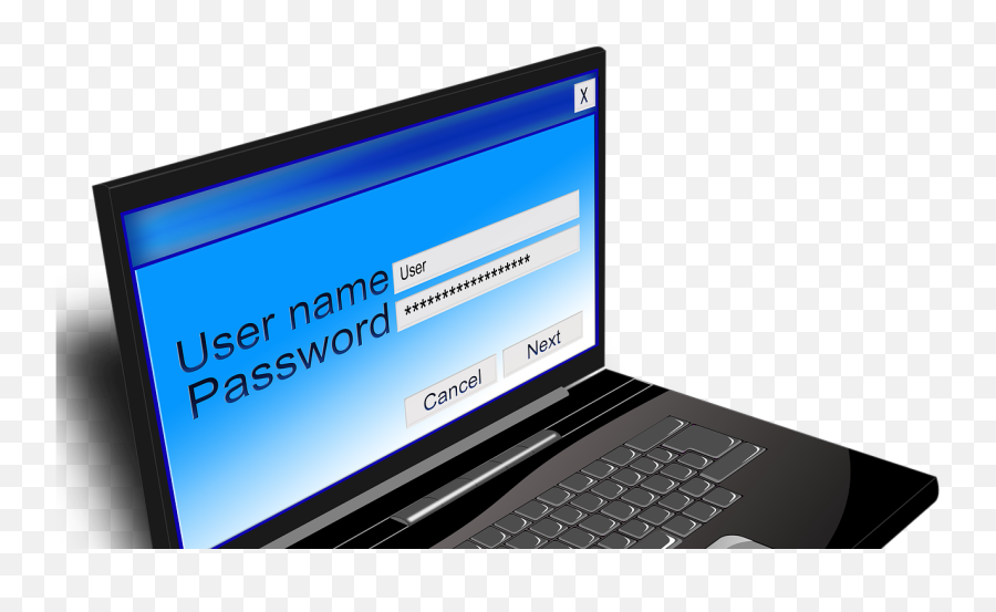 Running A Windows Account - Laptop Screen Username And Password Png,Windows 10 Show My Compter Icon