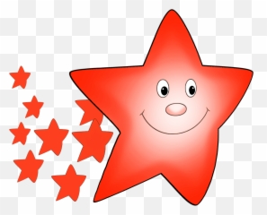 Download Stars Clipart Comet - Red Stars Clipart Png Image Star Cartoon Gif Png,Red Stars Png