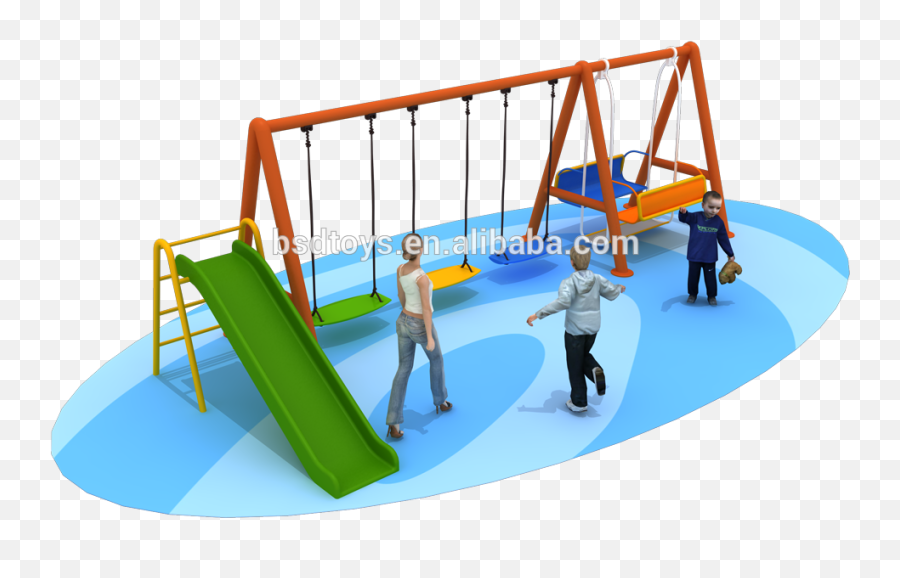 Adventure Swing Set Metal Playset With - Swing Png,Playground Png