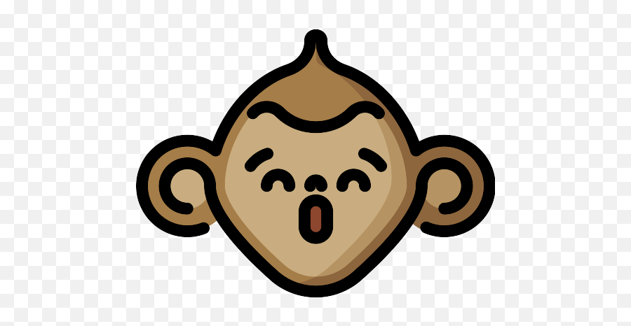 Monkey Vector Svg Icon 49 - Png Repo Free Png Icons Happy,Monkey Icon