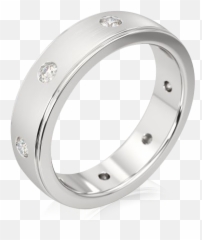 Wedding Bands Education With Clarity - Ring png