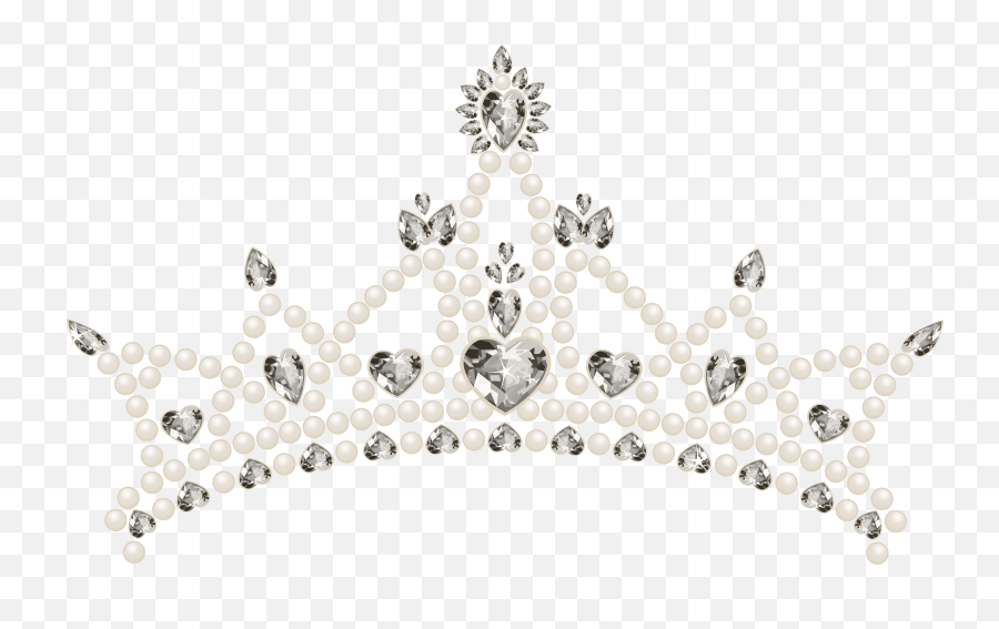 Hearts Transparent Png Clip Art Image - Princess Tiara Transparent Background,Tiara Png