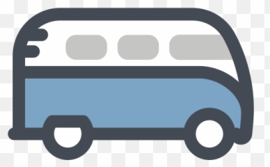 Bus Icon In Pastel Style - Cute Icon png