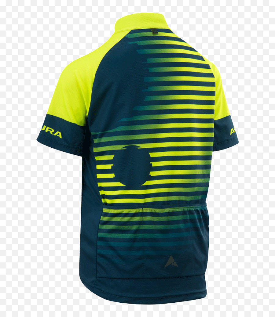 Altura Kids Icon Short Sleeve Cycling Jersey Hi - Viz Yellowblue Short Sleeve Png,Icon Hi Viz