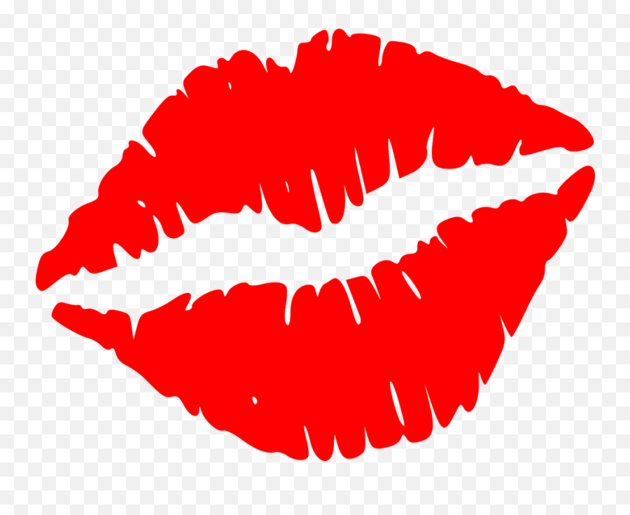 Lips Red Full - Lips Clip Art Png,Lip Print Png