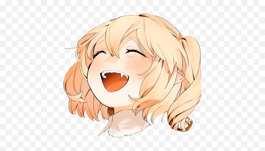 Telegram Sticker U200d From Collection Flandre Scarlet - Happy Png,Okita Souji Icon Chibi