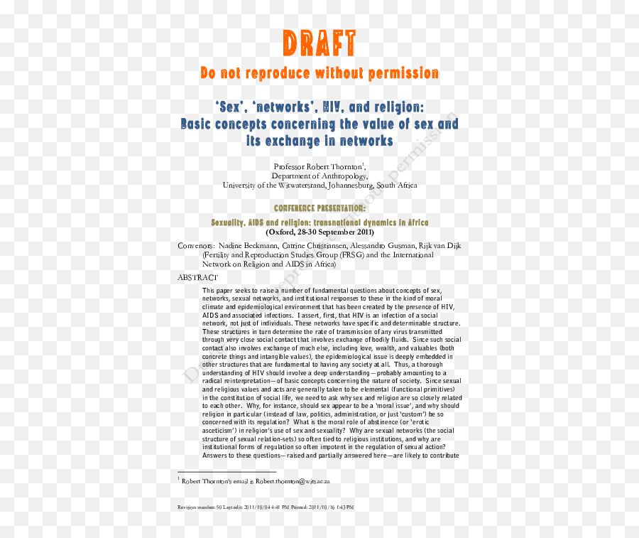 Pdf U0027sexu0027 U0027networksu0027 Hiv And Religion Basic Concepts - Document Png,Icon Anthropolgy