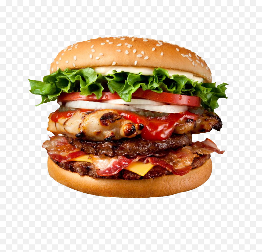 Fast Food Burger Png Image - Burger Png Transparent Background,Burger Png