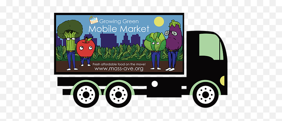 At The Market Massaveproject - Cartoon Png,Truck Icon Png