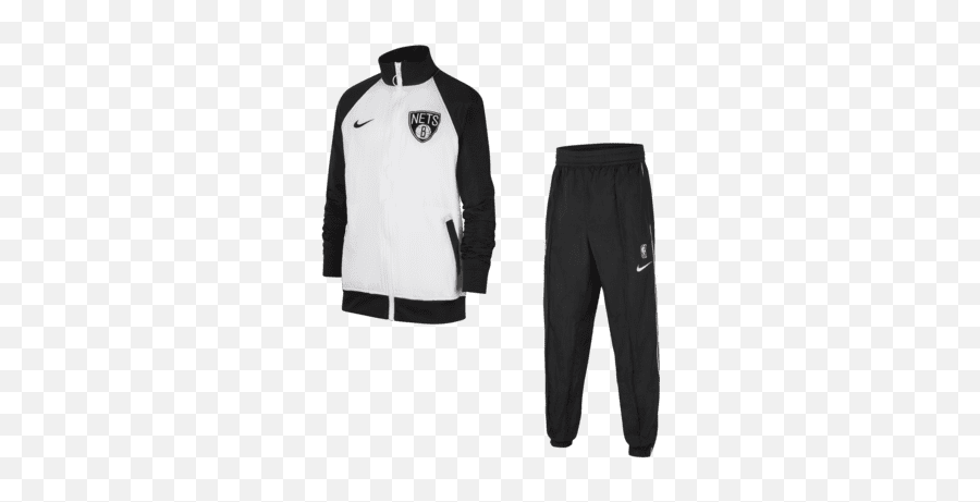 Brooklyn Nets Courtside Older Kidsu0027 Nike Nba Tracksuit Lu - Nike Png,Nike Icon Clash Leggings