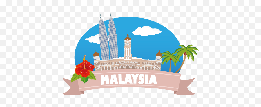 Mas - Malaysia Tourism Icon 500x353 Png Clipart Download Illustration Malaysia Vector,Malaysia Icon