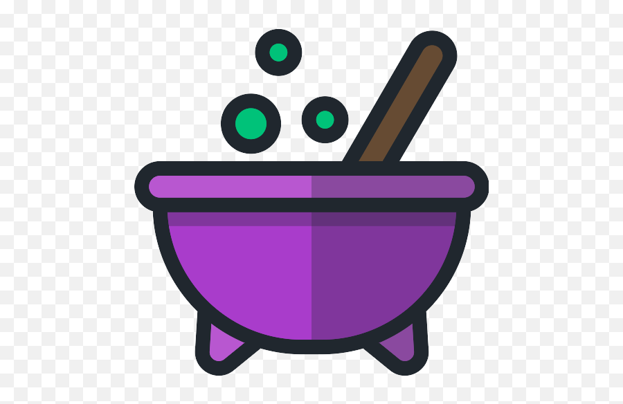 Cauldron Svg Vectors And Icons - Png Repo Free Png Icons Cooking Clipart In Purple,Cauldron Icon