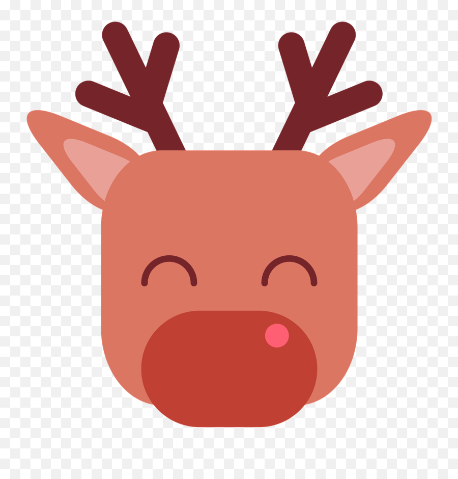 Rudolph Deer Christmas - Free Image On Pixabay Cartoon Png,Rudolph Png