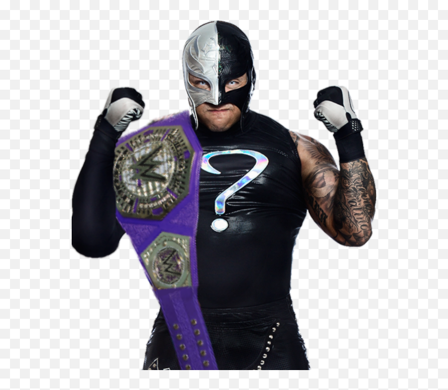 Rey Mysterio Question Mark Transparent - Rey Mysterio Wwe Wh Championship Png,Rey Mysterio Png