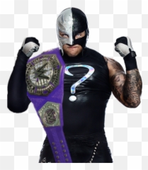 Rey Mysterio Question Mark Transparent - Rey Mysterio Wwe Wh Championship Png,Rey Mysterio Png