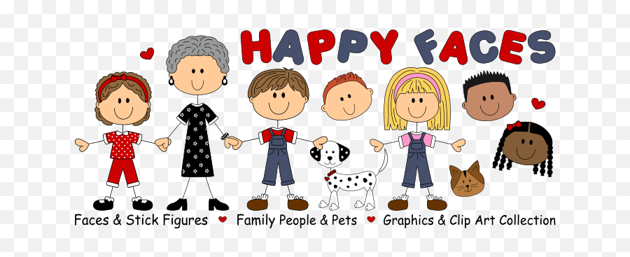 Stick Figure Family Jpg Royalty Free - Happy Faces Stick Figures Png,Family Clipart Png