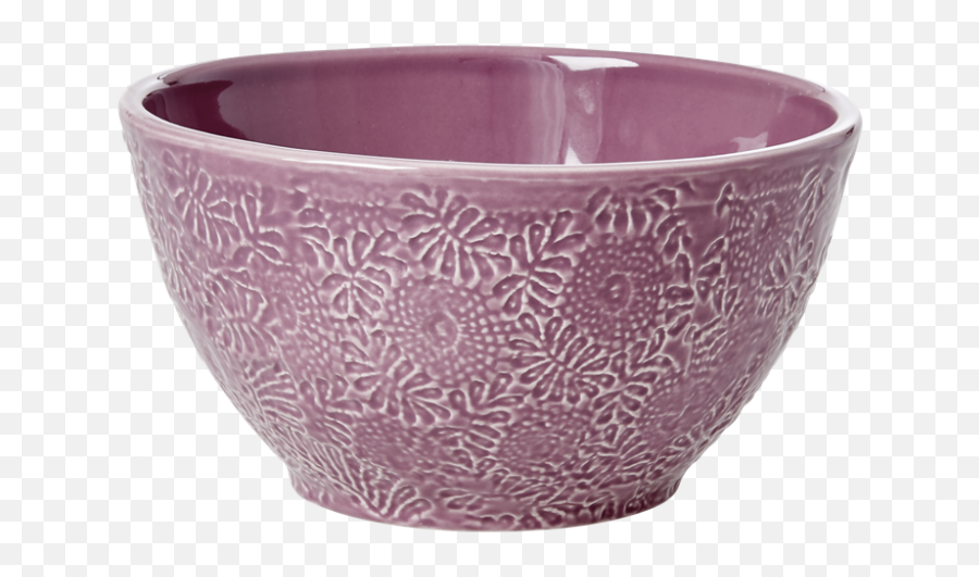 Lavender Stoneware Salad Bowl By Rice Dk - Ceramic Png,Salad Bowl Png