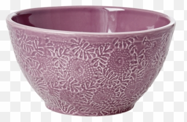 Lavender Stoneware Salad Bowl By Rice Dk - Ceramic Png,Salad Bowl Png