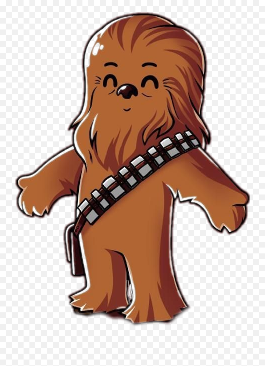 Transparent Background Chewbacca Clipart - Cute Chewbacca Cartoons Png,Chibi Png