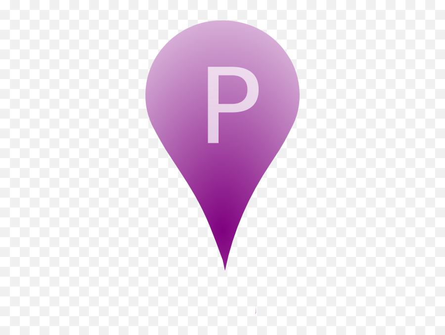 Pin Point Location Marker Purple Clip Art - Heart Png,Location Pin Png