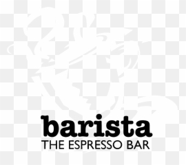 Barista 01 Logo Black And White - Love Png,Barista Png