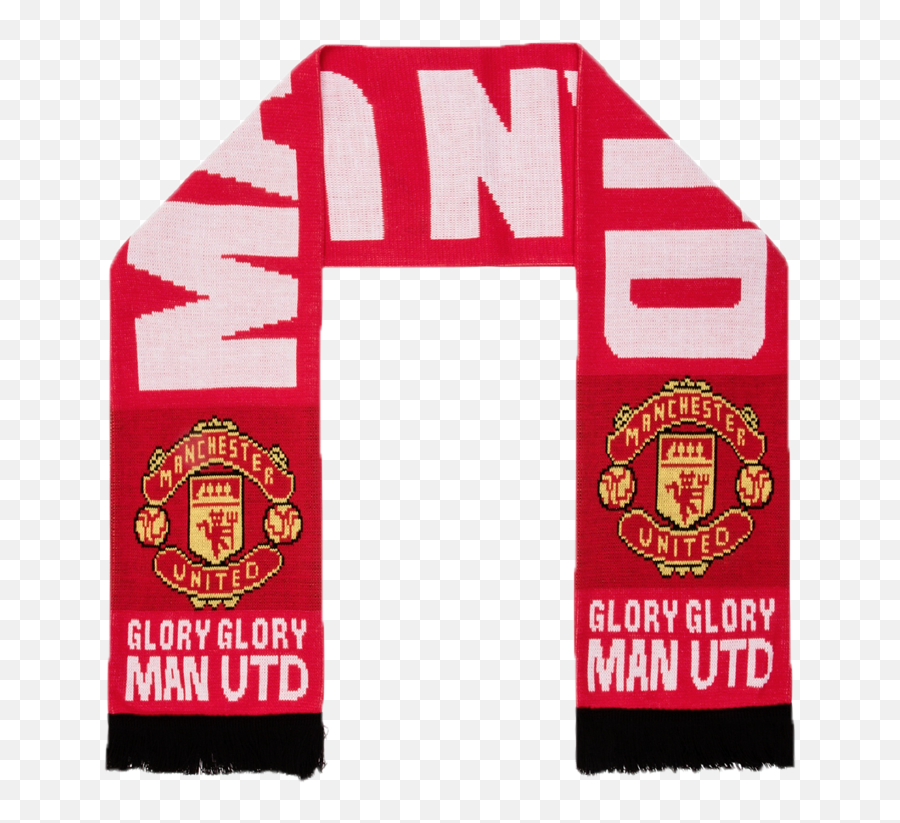 Download Hd Skjerf Glory Man Utd - Emblem Transparent Manchester United Skjerf Png,Man United Logo Png