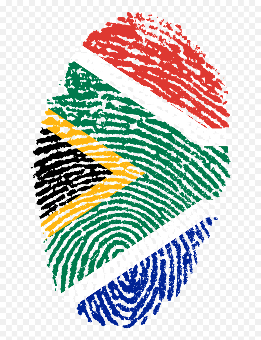 South Africa Flag Fingerprint - Free Image On Pixabay Nation Building In South Africa Png,Thumbprint Png