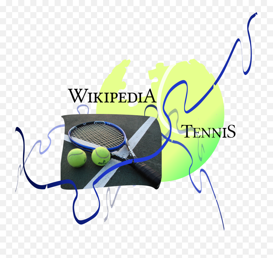 Filewikipedia - Tennislogov3raquetsvg Wikimedia Commons Soft Tennis Png,Tennis Logo