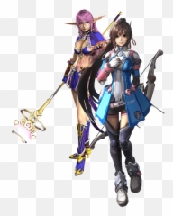 Star Ocean Duo Transparent Png - The Last Hope Reimi