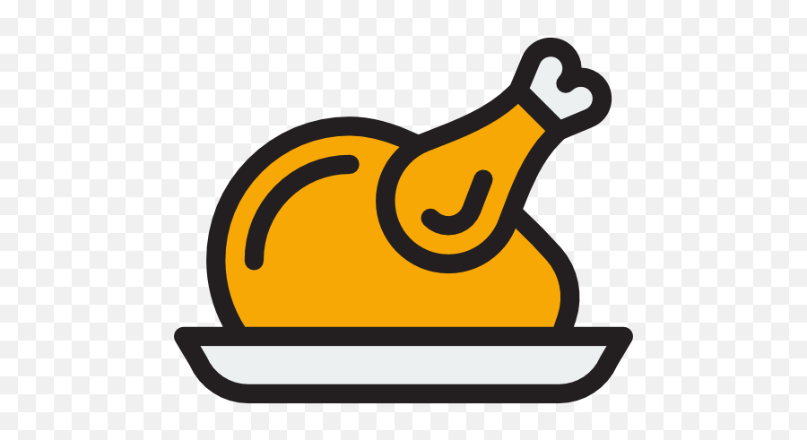 Food Thanksgiving Turkey Dinner Chicken Animals Icon - Pubg Winner Winner Chicken Dinner Logo Png,Thanksgiving Dinner Png