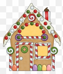 House Outline - Gingerbread Clipart Free Png Download Art