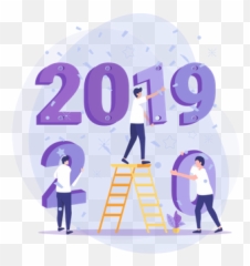 Premium 2019 Happy New Year Background Illustration Download - Graphic Design png