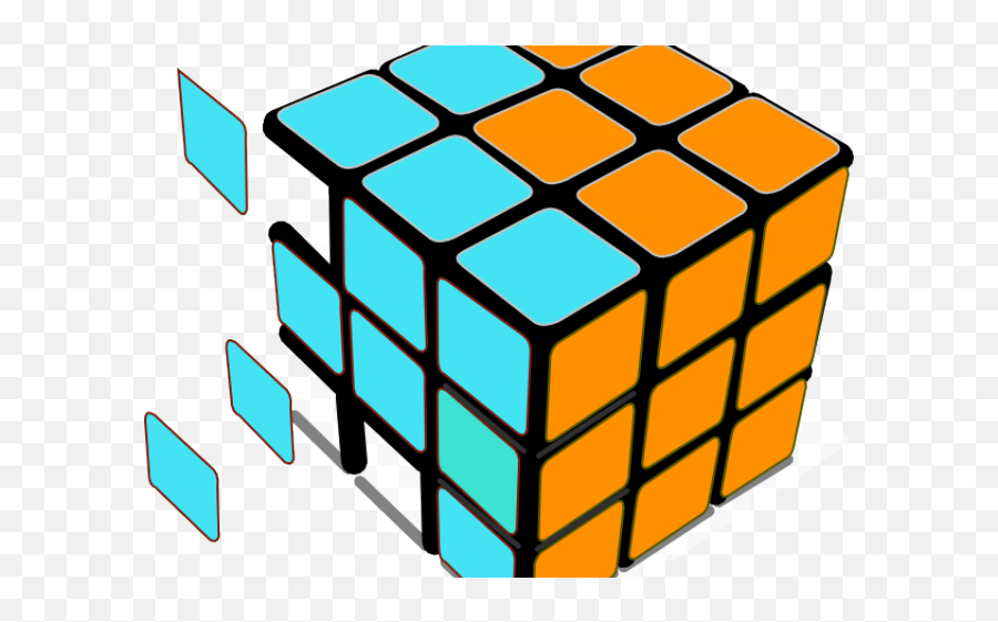 Cube Clipart Small - Transparent Background Rubiks Cube Png,Cube Png