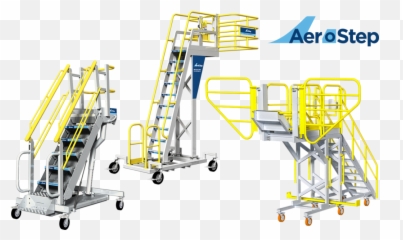 Saferack Introduces Aerostep Mobile Stair Units For - Stairs png